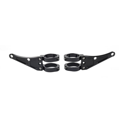 45MM Motorcycle Headlight Bracket Mount Clamp Fork Tube Holder For Harley
