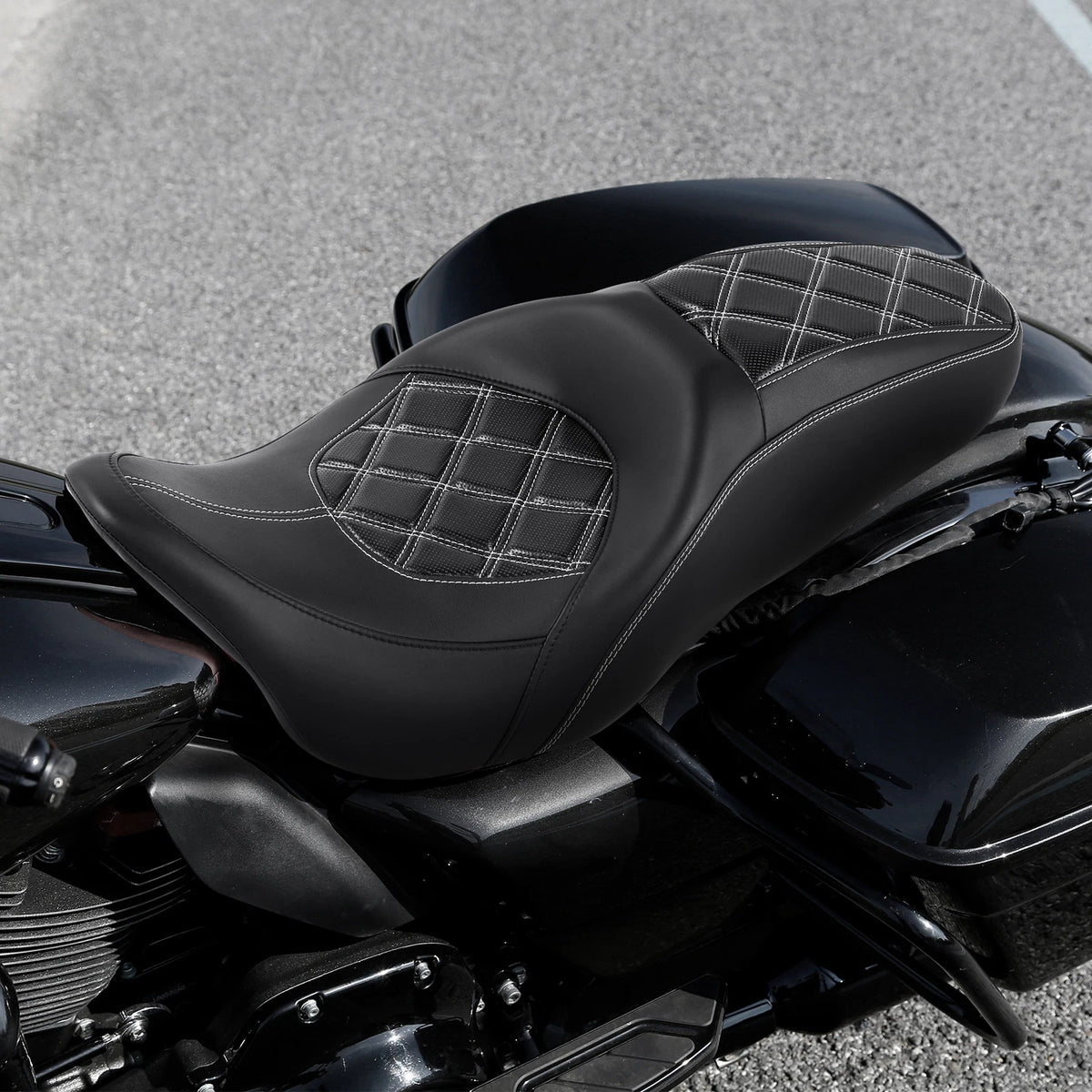 Driver Passenger Pillion Seat Fit For Harley Touring Street Road Glide 09-23 20
