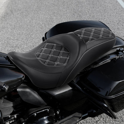 Driver Passenger Pillion Seat Fit For Harley Touring Street Road Glide 09-23 20