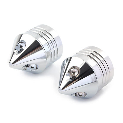 Chrome Front Axle Cap Nut Cover For Harley Electra Glide Sportster FLHX