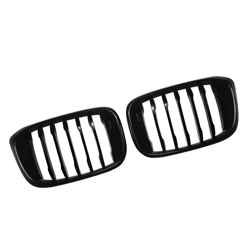 Glossy Black Front Kidney Middle Grille Grill For BMW X3 G01 X4 G02 2018-2021