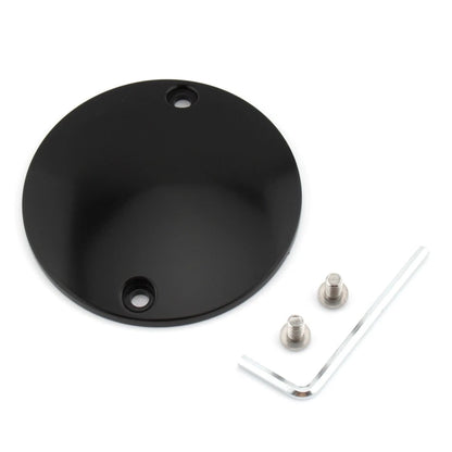 Domed Points Cover Softail Bigtwin For Harley Timing Ignition Timer Black USA
