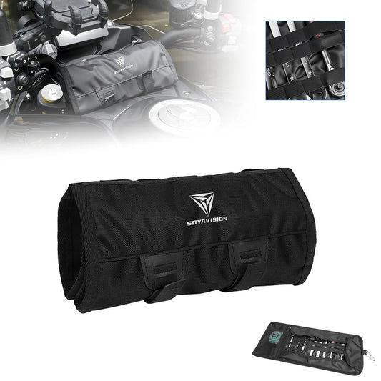 Car Motorcycle Tool Bag Portable Pouch Outdoor Repair Tool Kit Roll Bag Pack