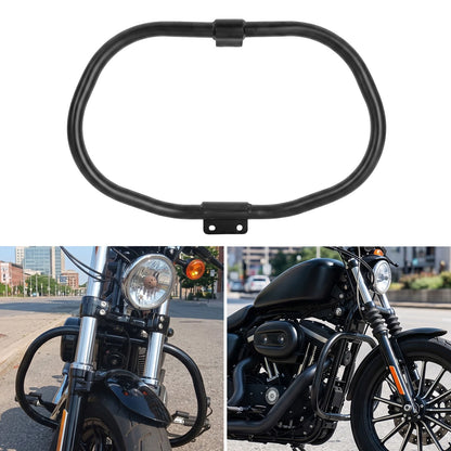 Engine Guard Highway Crash Bar Fit For Harley Sportster XL883 XL1200 04-22 Black