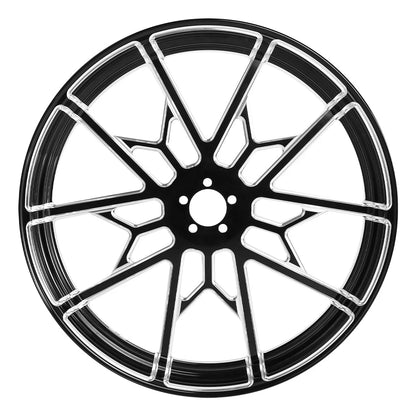 21''X 3.5'' Front Wheel Rim Dual Disc Hub For Harley Touring Road Glide 97-21