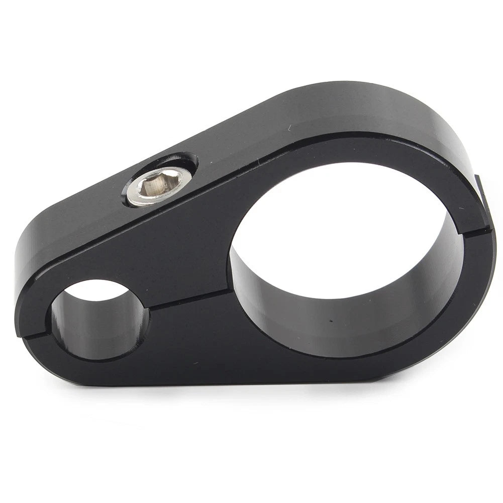 Motor Brake Clutch Cable Wire Clamp Clip Fit For Harley 1'' Handlebar Black