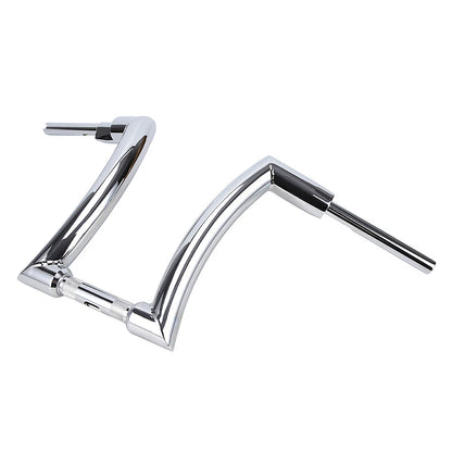 Chrome 14" Rise 2'' Ape Hanger Handlebar For Harley Touring Sportster XL Softail