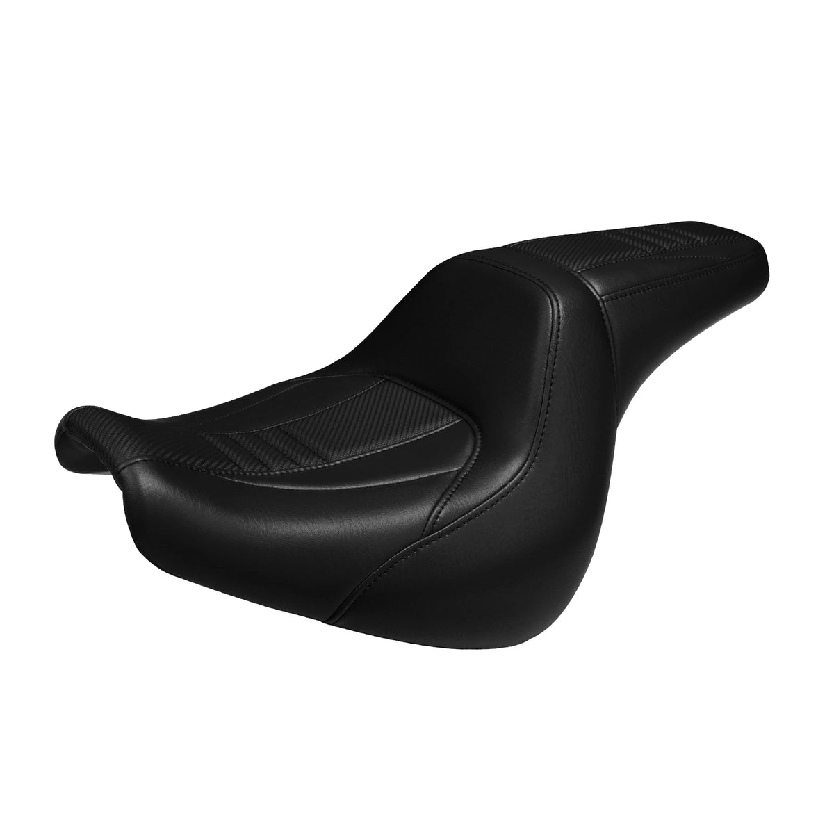 Black Driver Passenger Seat Fit For Harley Fat Bob FXFB FXFBS 2018-Up 2019 20 21
