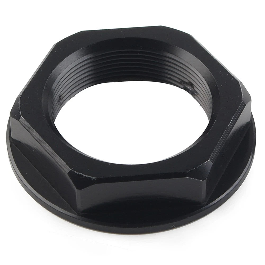 Triple Tree Stem Yoke Center Hole Nut for Universal Motorcycle Aluminum Black US