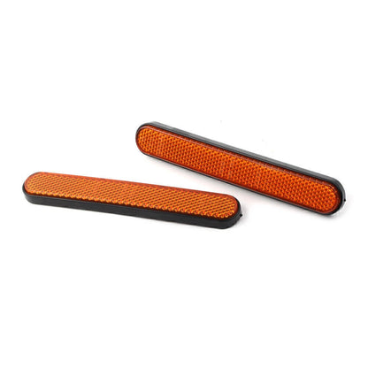 Rear Mudguard Fender Reflector For Harley Sportster 883 1200 X48 A1 ABS Orange