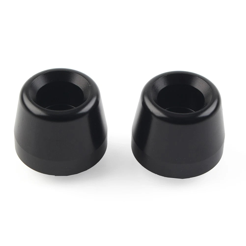 Handlebar Grips Bar End Slider Cap Fit YAMAHA YZFR1 YZF-R1 2015-2023 2016 Black