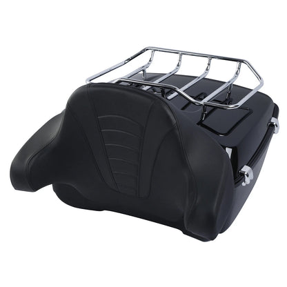 King Trunk Pad 2Up Rack Plate Fit For Harley Road Glide King 2014-2025