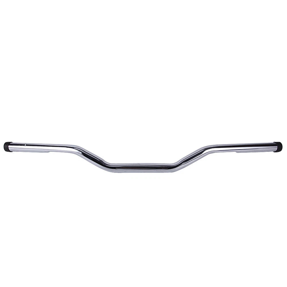 1" 25mm Motorcycle Handlebar Flat Drag Bars For Harley Chopper Bobber Cafe Racer