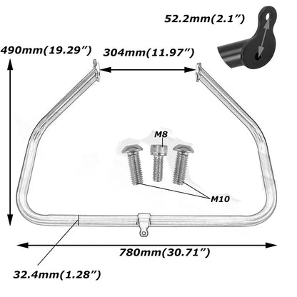 Highway Engine Guard Crash Bar For Harley Touring Street Electra Glide Road King