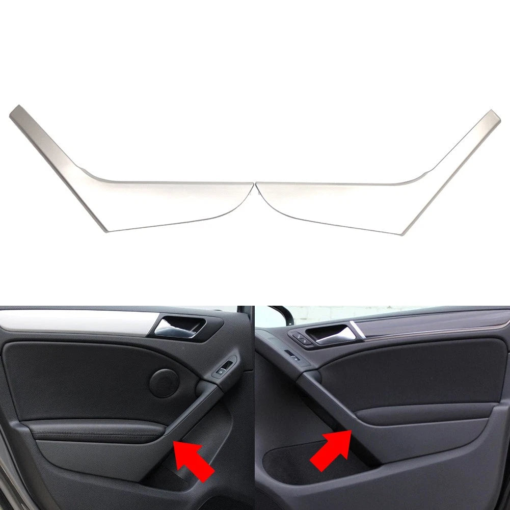 Left Right Side Inner Door Handle Trim Cover For VW Golf MK6 2009-2013