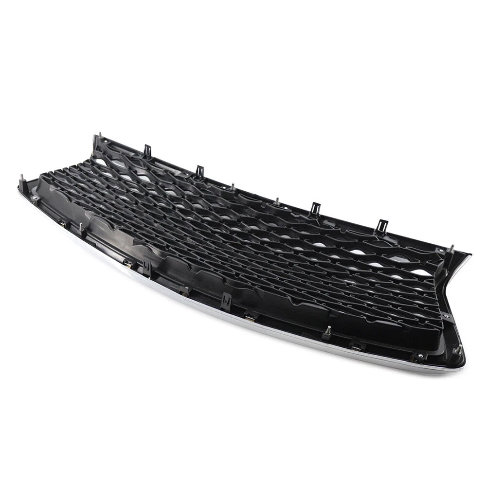 Front Bumper Center Upper Mesh Grille Grill Fit Infiniti Q50 Q50S 2018-2023 USA