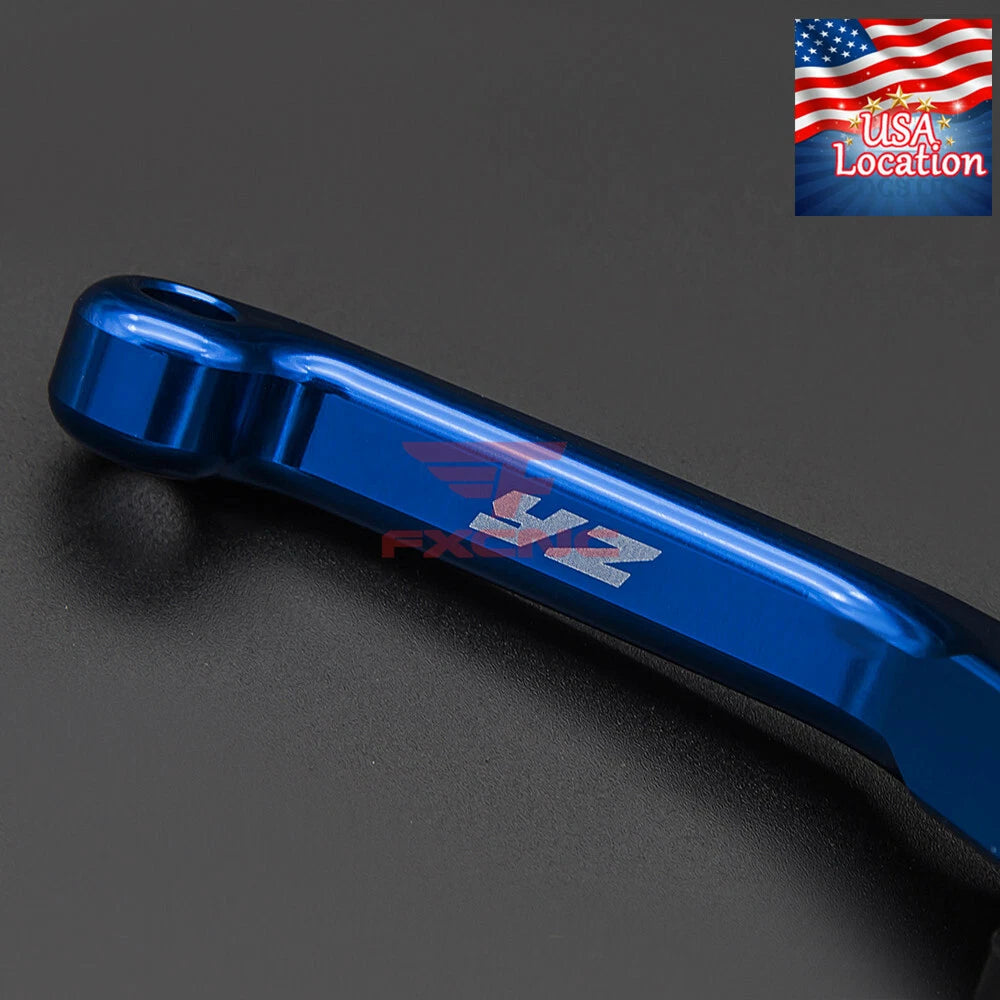 For YZ80 YZ85 2001-2014 CNC Pivot DirtBike Brake Clutch Levers YZ Logo 2008 2012