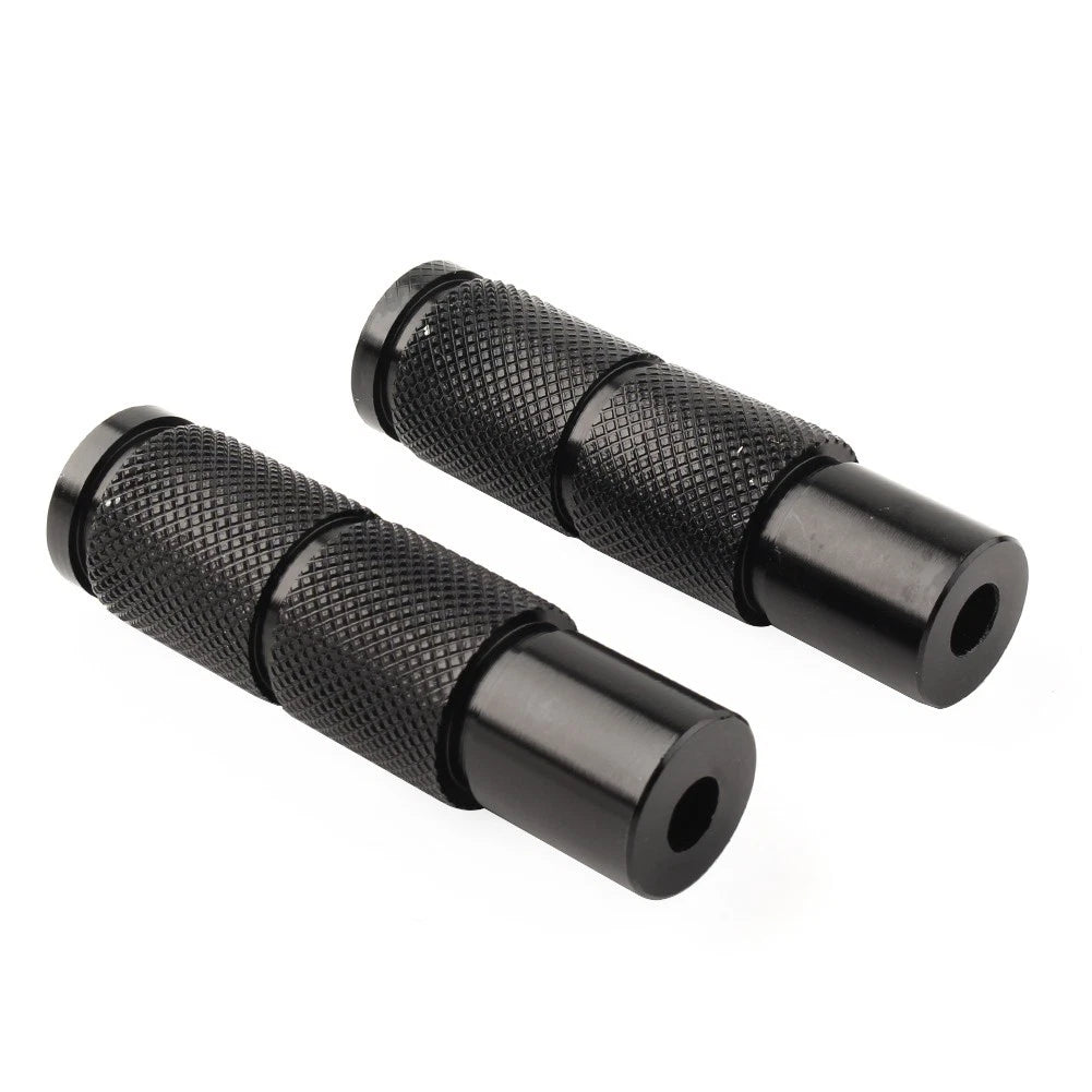 CNC Universal Motorcycle Bike Foot Pegs Footpegs Rear Set Pedals Racing Black