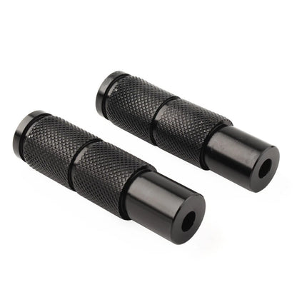 CNC Universal Motorcycle Bike Foot Pegs Footpegs Rear Set Pedals Racing Black