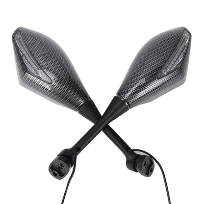 Integrated LED Mirrors For Honda CBR600RR 03 2004 2005 2006 2007 2008 2009 2010