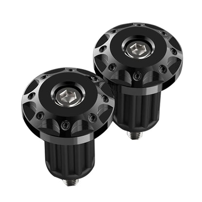 7/8'' Dirt Bike Handlebar Grips Handle Bar End Cap Plugs Slider Black Motor US