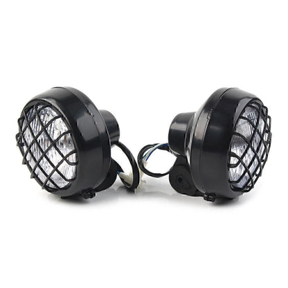 1Pair Lens Grill Headlight Lamp For Yamaha Banshee 1987-2006 2005 ATV 4 Wheel US