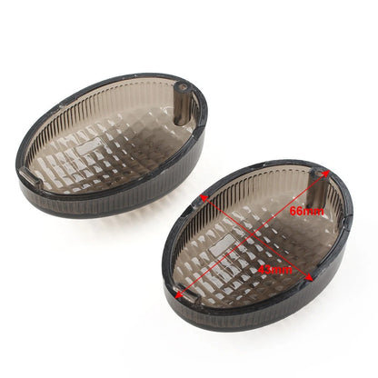 Turn Signal Light Lens For KAWASAKI EX250R NINJA 250R KLX250 Smoke