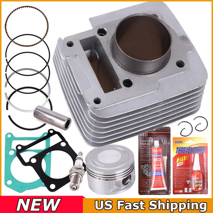 Cylinder Piston Gasket Top End Rebuild Kit For Yamaha TTR125L 2000-2008 Big Bore