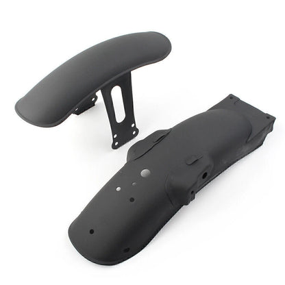 For Cafe Racer Retro CG125 Front & Rear Fender Mudguard Cover Metal Motor Black
