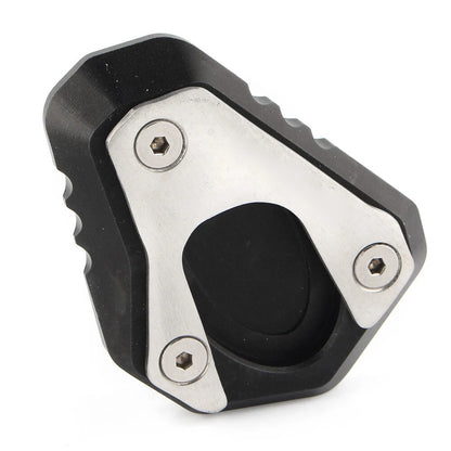 Side Kickstand Stand Extension Plate Pad For Kawasaki Z900 Z900RS 2017-23 Black