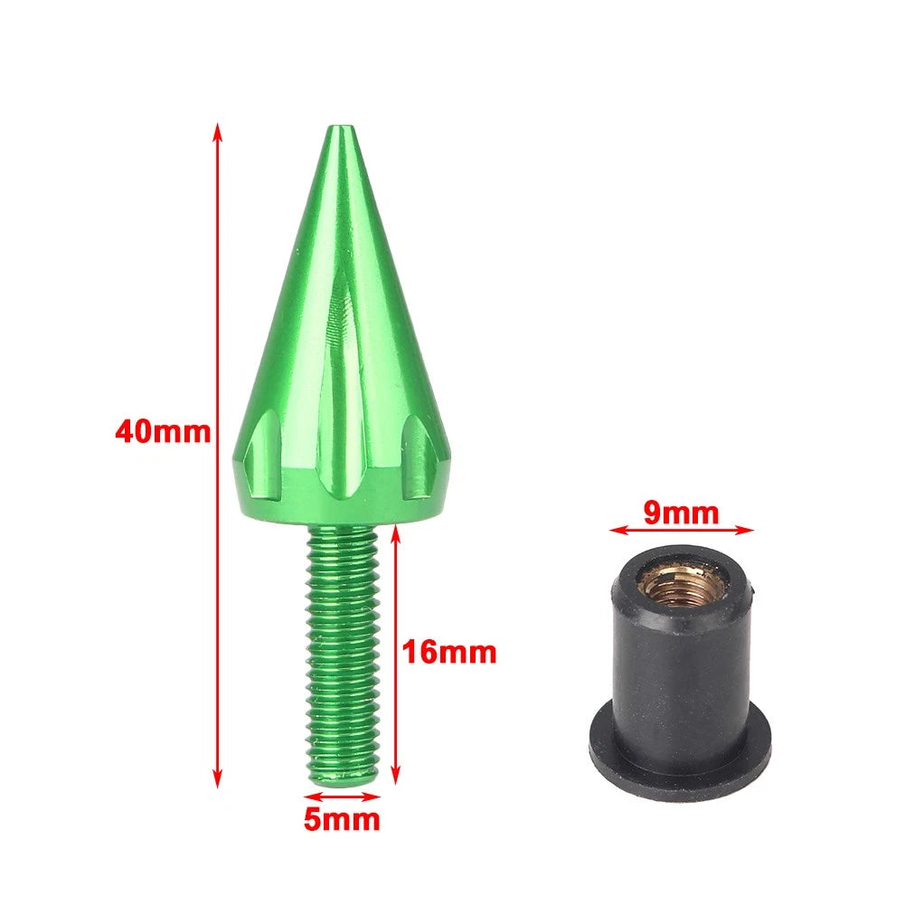 10pcs Windscreen Windshield Spike Bolts Fit Yamaha for Kawasaki for Suzuki Blue