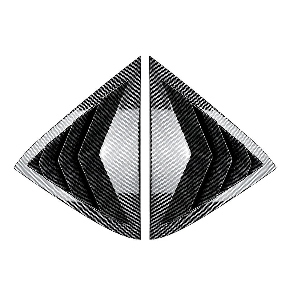 Carbon Look Rear Louver Shutter Cover For Ford Fiesta MK7 MK7.5 Hatchback 08-17