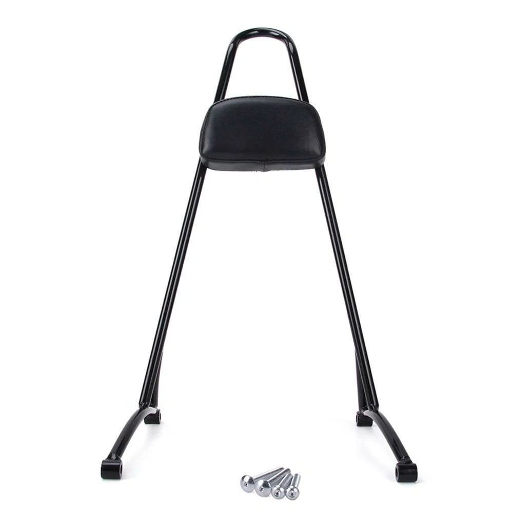 Tall Detachable Sissy Bar Backrest Leather Pad For Harley Sportster 1200 883 04+