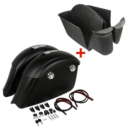 Saddlebag Electronic Latch Protector Rails Liner For Indian 2014-2018 Chieftain