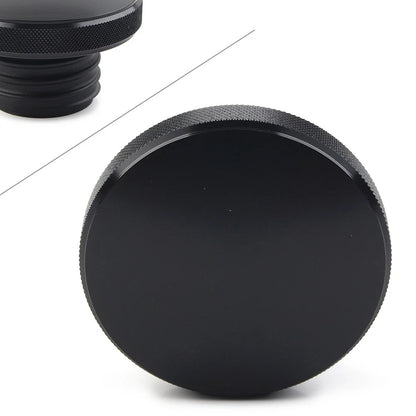 Vented Gas Cap Fuel Tank Cover For Harley Dyna Road King Heritage Softail Black