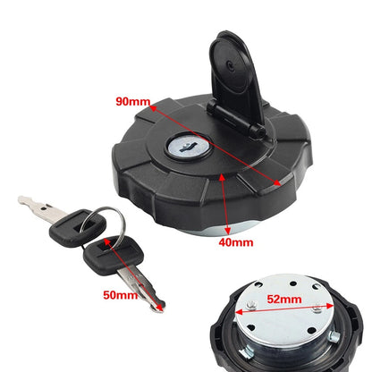 Fuel Cap W/Keys For Kubota Excavators SVL75 SVL75-2 SVL90-2 SVL95-2 RD411-51122