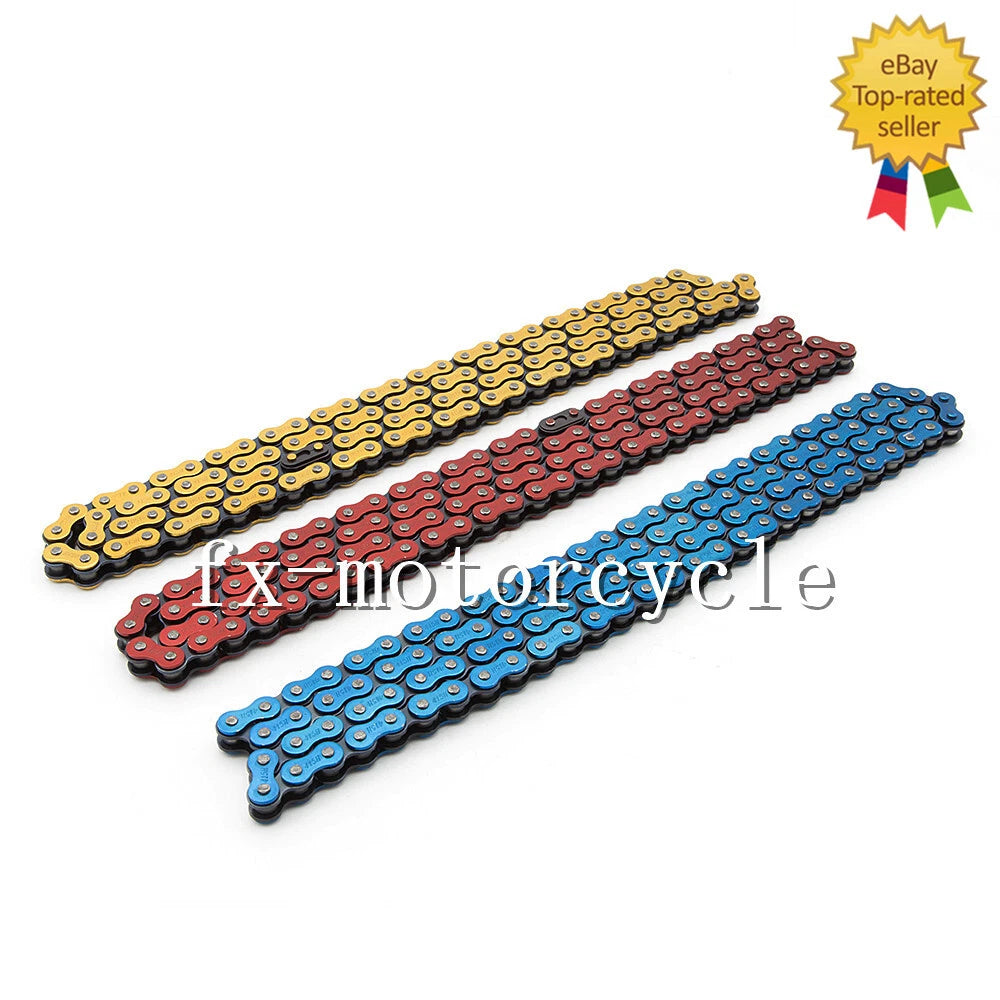 415H Motorcycle Chain 49cc 50cc 60cc 66cc 80cc Motorized 110 Links Steel 1pcs