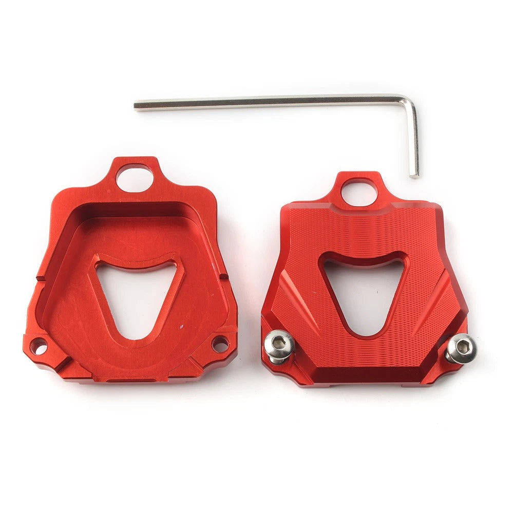 1x CNC Motor Key Shell Case Cover For Yamaha YZF R1 MT10 FZ07 FJ-09 XSR700 Red
