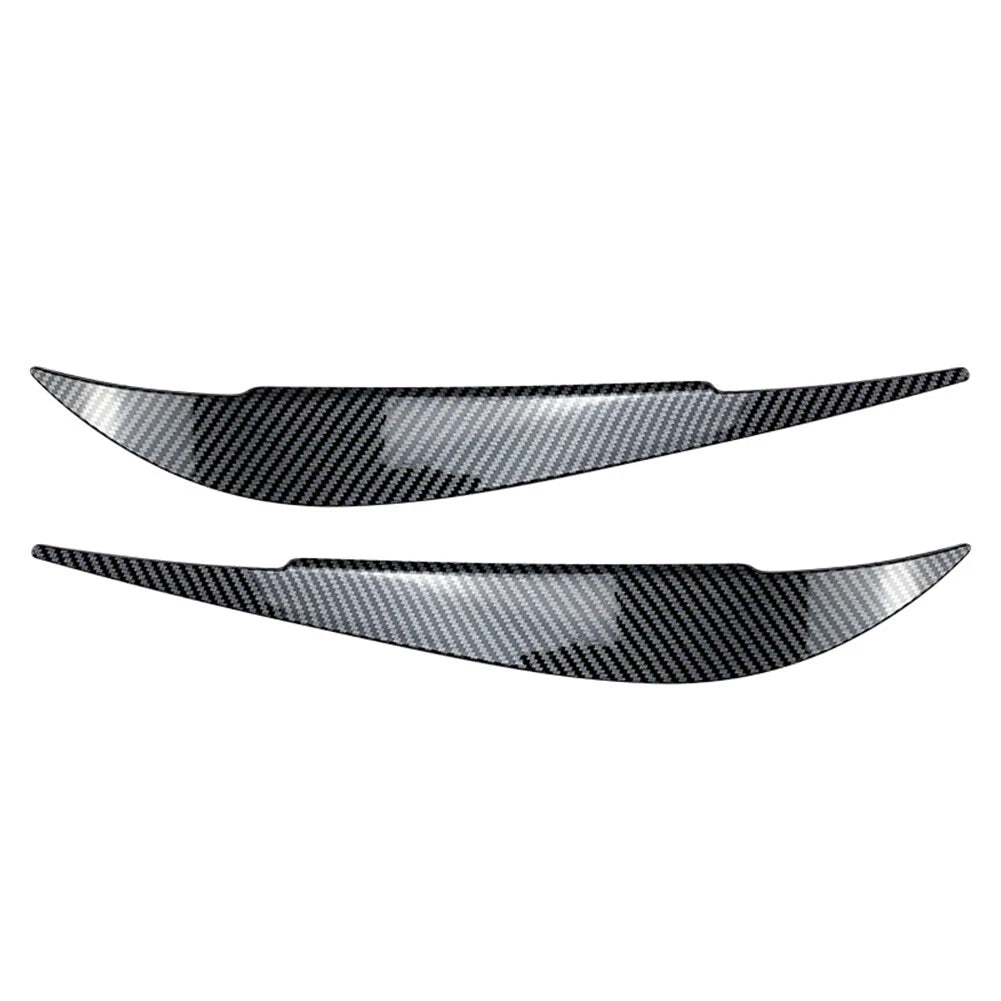 Front Headlight Eyebrow Trim For BMW 4 Series F32 F33 F36 2012-2020 Carbon Fiber