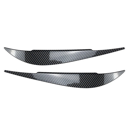 Front Headlight Eyebrow Trim For BMW 4 Series F32 F33 F36 2012-2020 Carbon Fiber