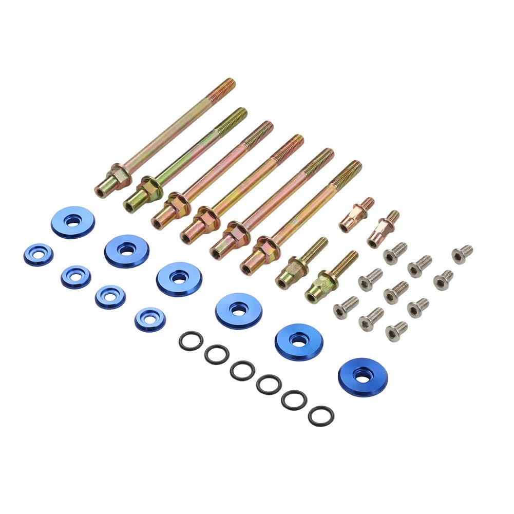 Engine Valve Cover Washer Screw Blue For Honda Acura K-Series Engines K20 K24