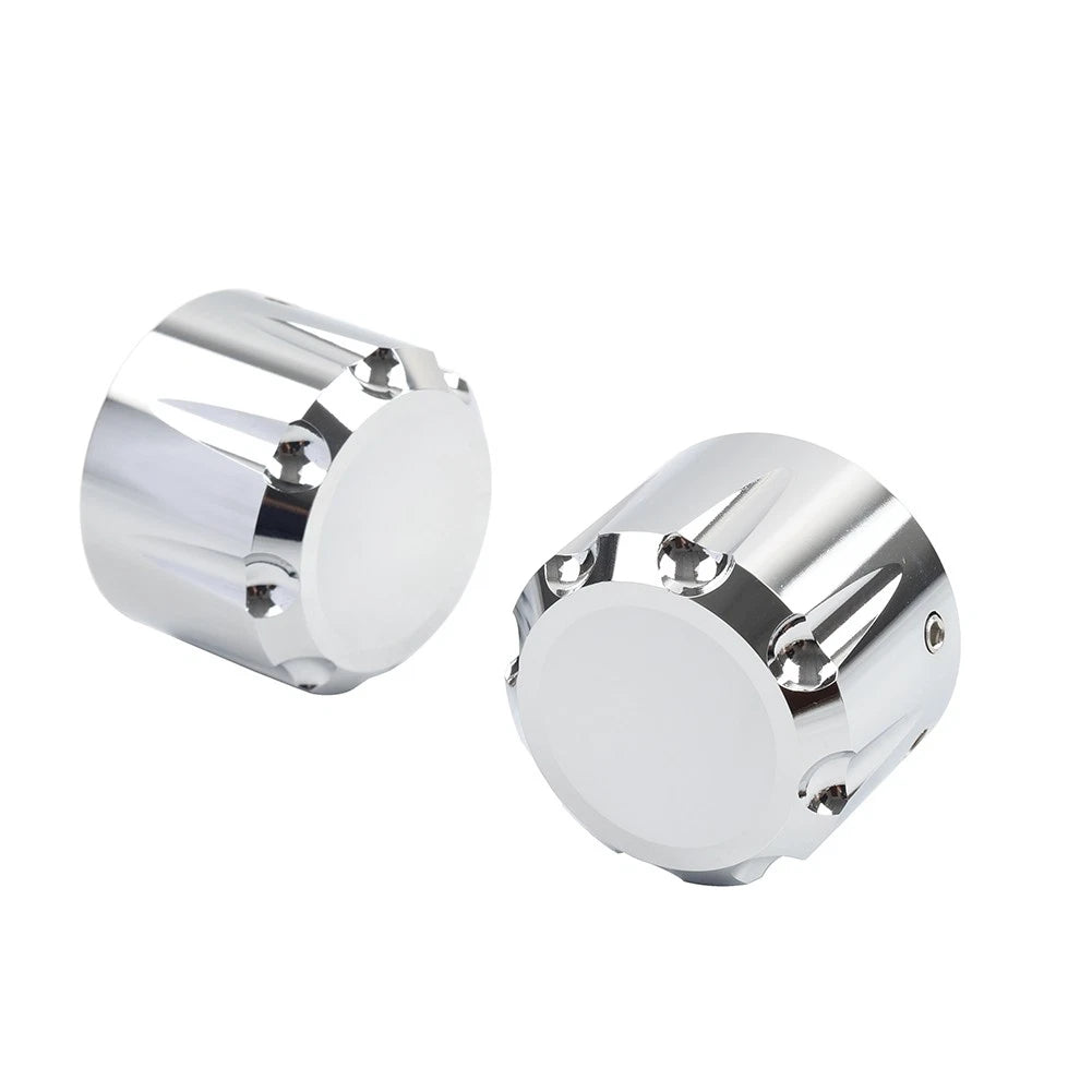 Front Axle Cap Nut Cover For Harley Sportster Touring Softail Dyna VRSC Fat Bob