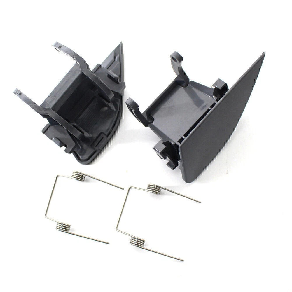 Pair Front bumper headlight washer cover cap For BMW 7-series E65 E66 05-08 US