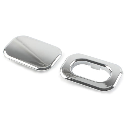 Chrome Antenna Hole Accent + Filler Cover For Harley Road Street Glide FLHR FLHX