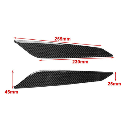 Interior Gear Shift Side Panel Cover Trim Carbon Fiber For Audi A4 B9 2017-2020