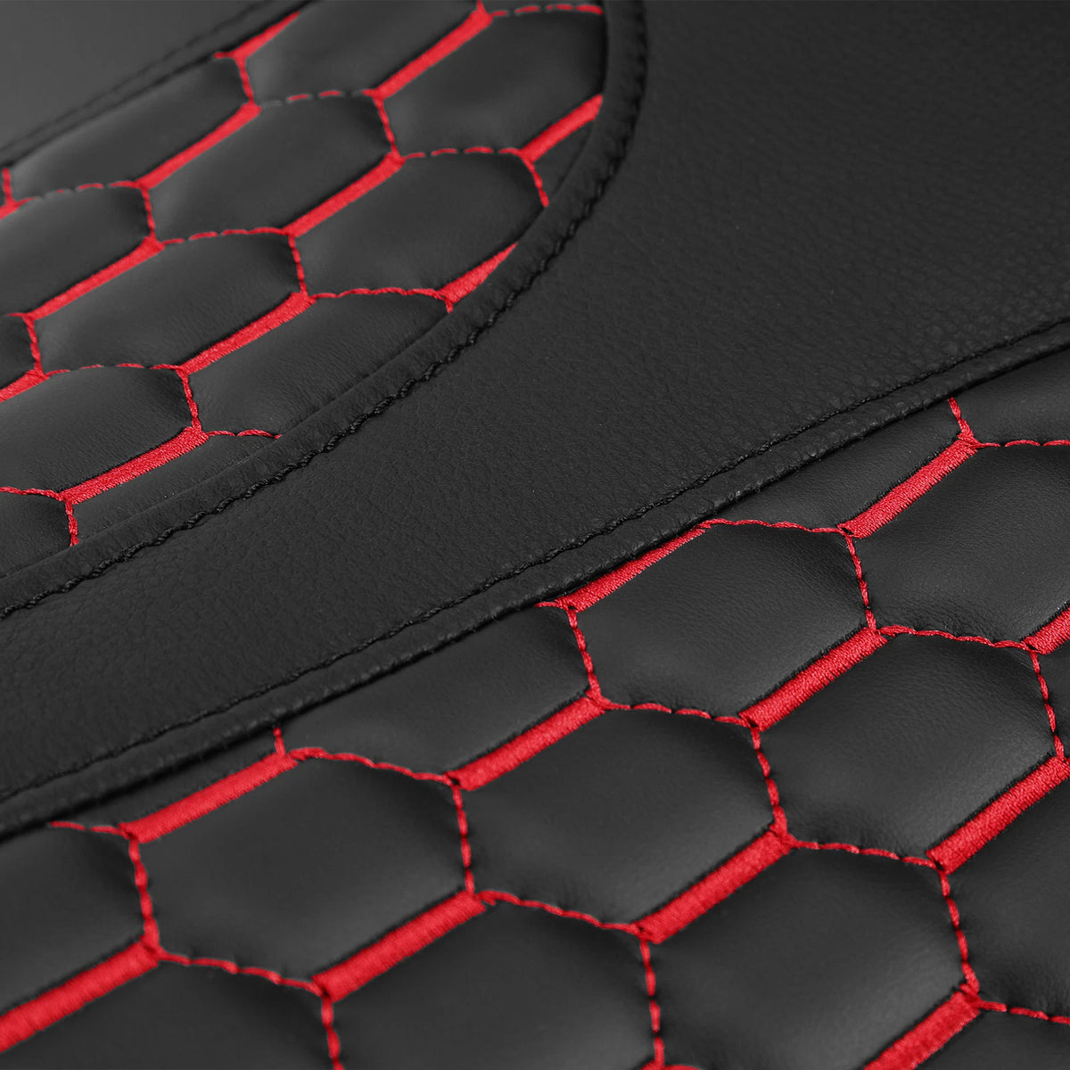 Black Red Rider Passenger Seat Fit For Indian Chieftain 14-25 Dark Horse 16-25