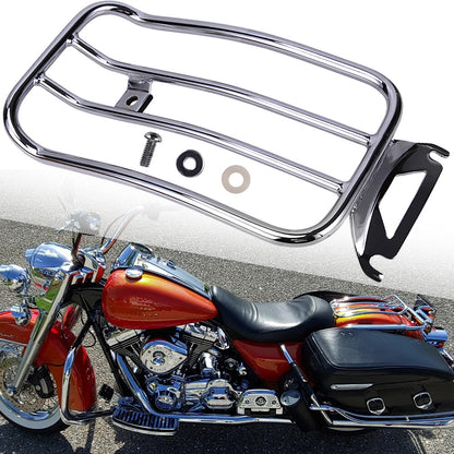 Rear Fender Solo Seat Luggage Rack For Harley Road King Street Glide Tour 97-15