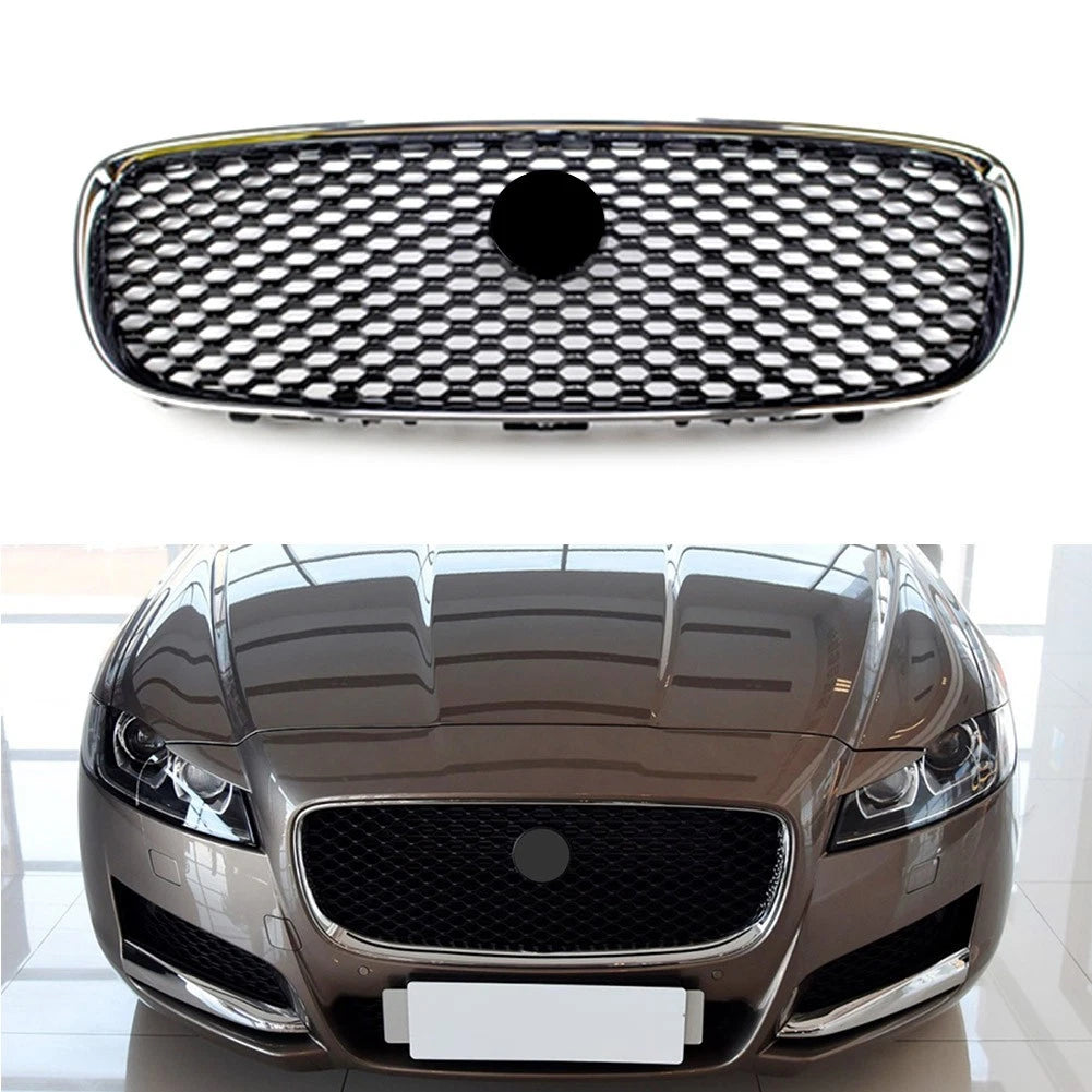 Front Radiator Center Upper Grille For Jaguar XF XFR 2016-2020