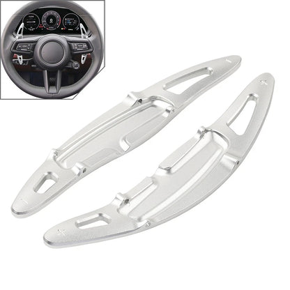 Steering Wheel Paddle Shifter Extension For Porsche Macan Panamera 911 Silver