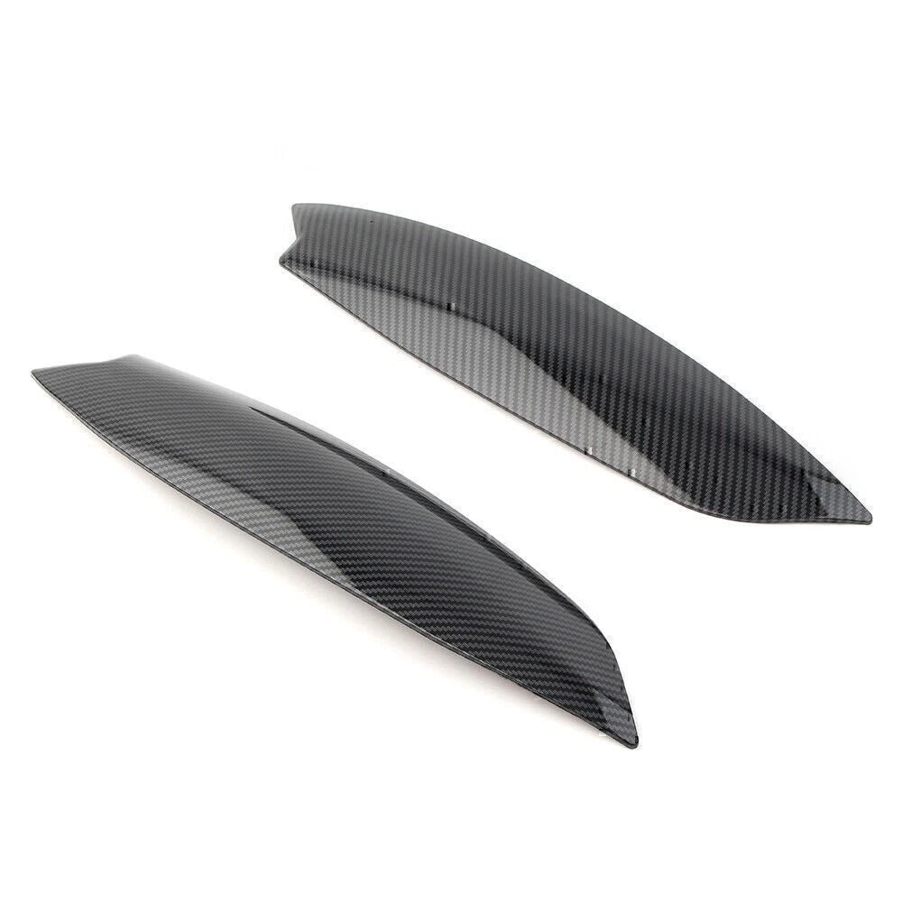 Headlight Eyelid Eyebrow Trim Eye Lid Cover For VW Golf 5 R32 MK5 2005-2007